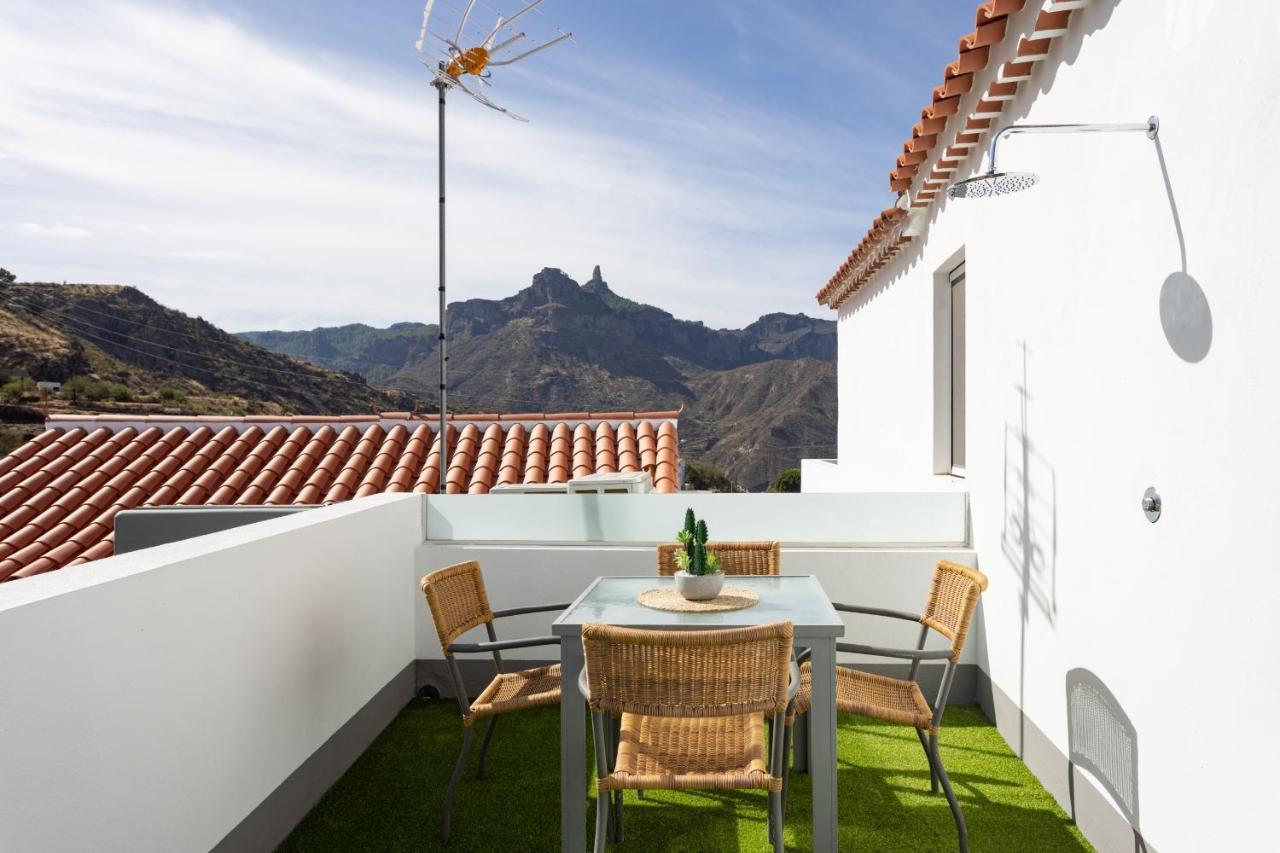 Casa Evaristo with Roque Nublo view Tejeda  Exterior foto
