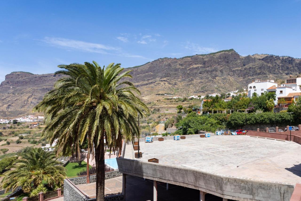 Casa Evaristo with Roque Nublo view Tejeda  Exterior foto